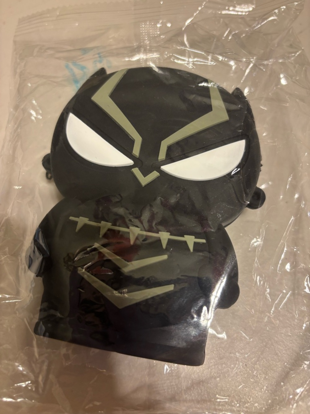 Black Panther Style Kids Costume Accessory coin bag - Black